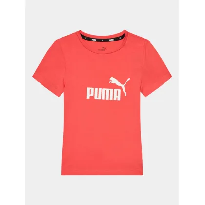 Zdjęcie Puma T-Shirt Ess Logo 587029 Czerwony Regular Fit