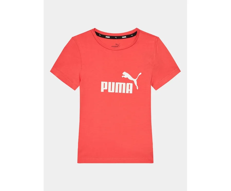 obrazek 1 Puma T-Shirt Ess Logo 587029 Czerwony Regular Fit