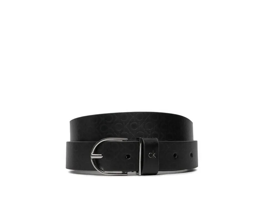 obrazek 1 Calvin Klein Pasek Damski Ck Metal Loop Rnd Bckle 3.0_Mono K60K612860 Czarny