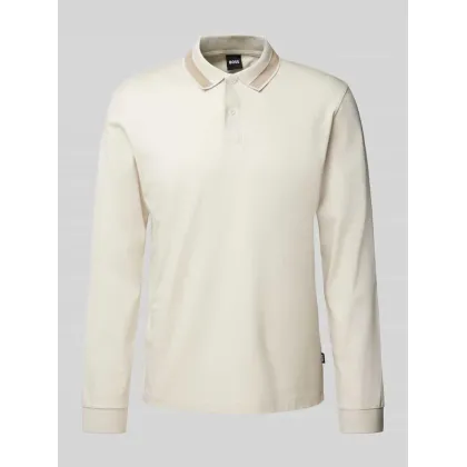 Zdjęcie Koszulka polo z detalem z logo model ‘Pleins’