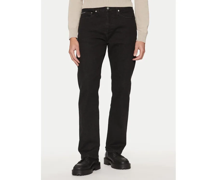 obrazek 1 Calvin Klein Jeans Jeansy J30J326546 Czarny Straight Fit
