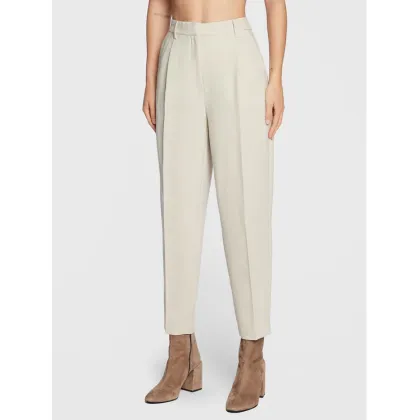 Zdjęcie Bruuns Bazaar Spodnie materiałowe Cindysus Dagny BBW2393 Écru Loose Fit