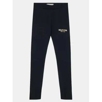 Zdjęcie Tommy Hilfiger Legginsy Monotype Legging KG0KG07754 Niebieski Skinny Fit