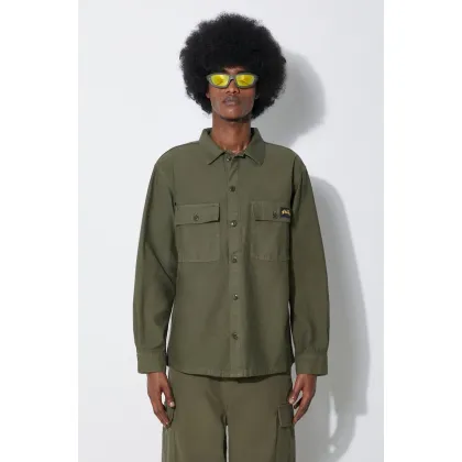Zdjęcie Stan Ray koszula bawełniana Cpo Shirt męska kolor zielony regular z kołnierzykiem klasycznym CE2403321
