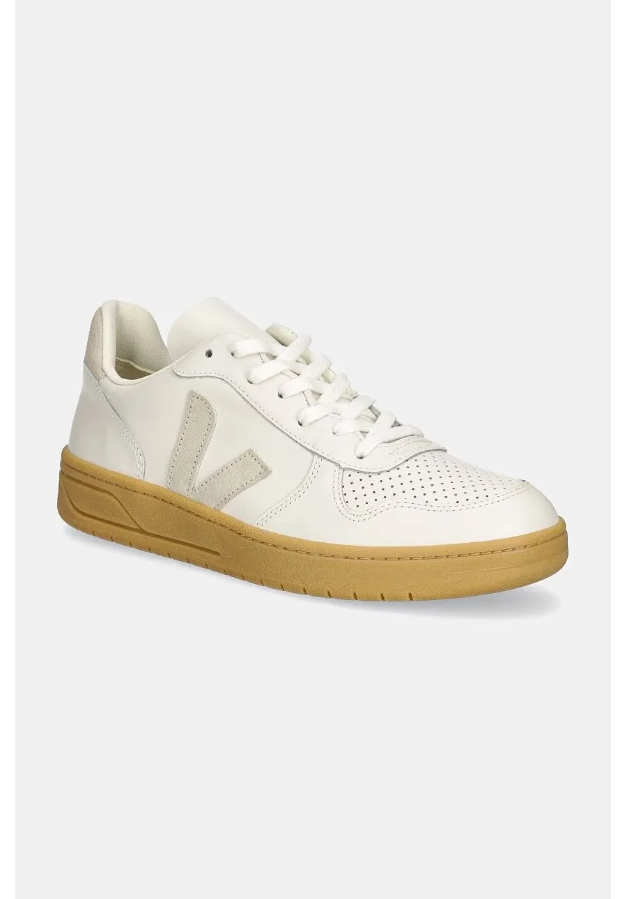 obrazek 1 Veja sneakersy skórzane V-10 kolor biały VX0203665B