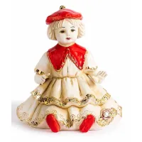 Zdjęcie Ładna lalka ceramiczna na prezent