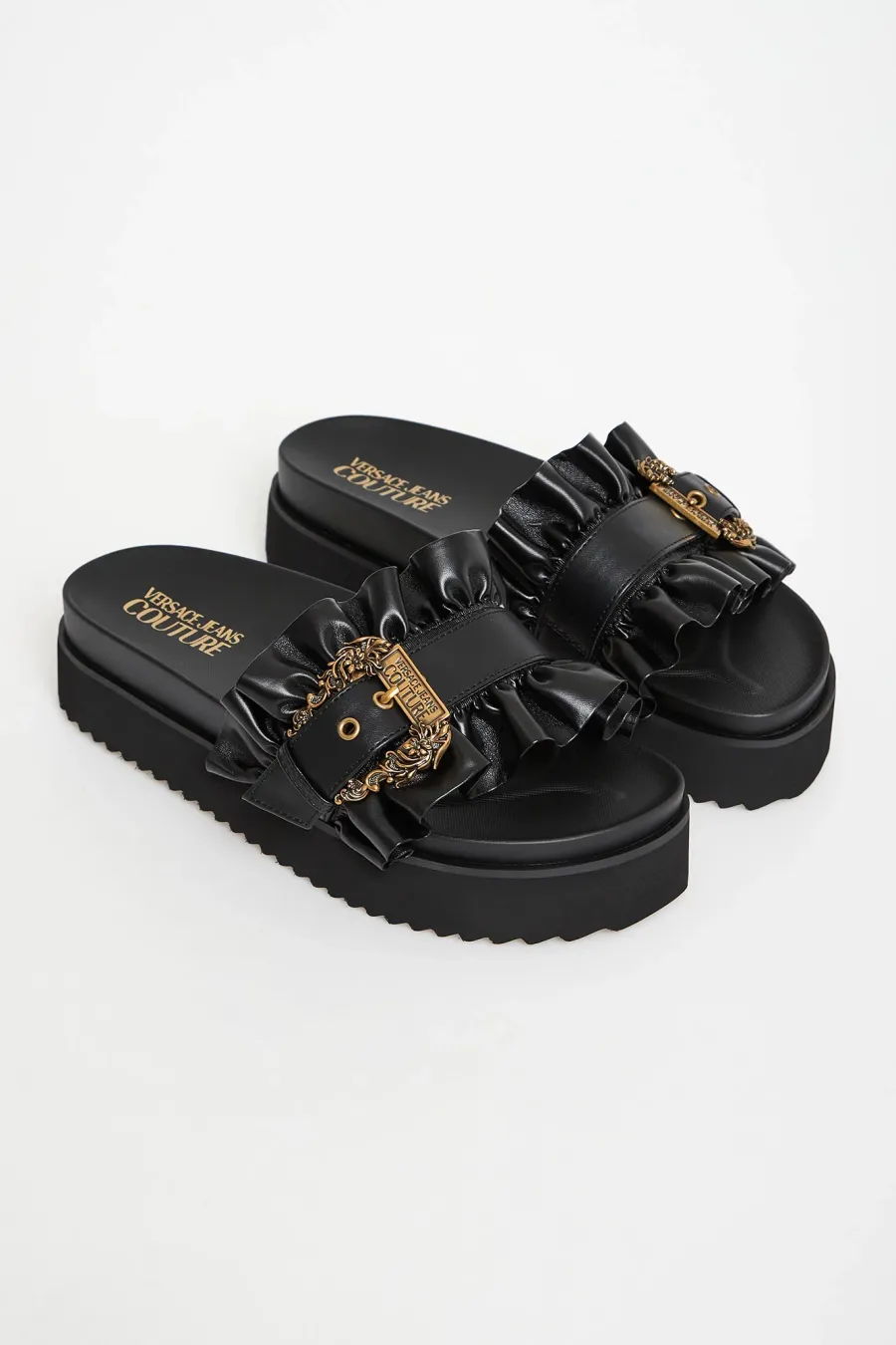 obrazek 1 Klapki damskie na platformie VERSACE JEANS COUTURE Versace Jeans Couture