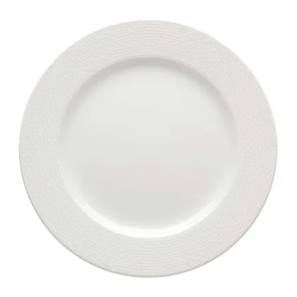 Zdjęcie Porcelanowy talerz obiadowy z kolekcji Cesta z ozdobną dekoracją reliefową - Vista Alegre