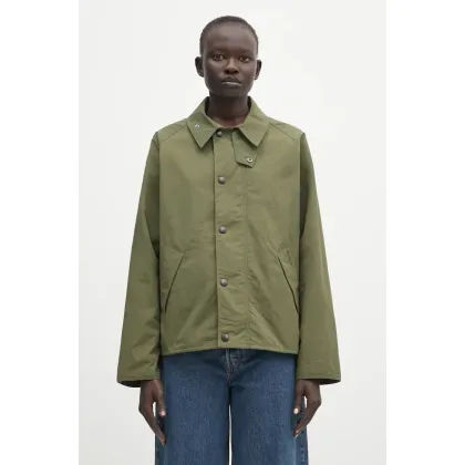 Zdjęcie Barbour kurtka Barbour Transport Lightweight Showerproof Jacket kolor zielony przejściowa MSP0124