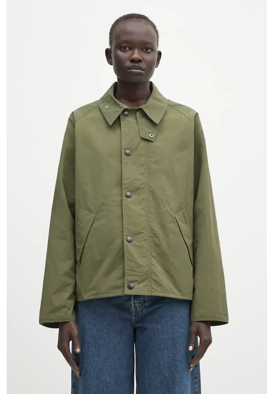 obrazek 1 Barbour kurtka Barbour Transport Lightweight Showerproof Jacket kolor zielony przejściowa MSP0124