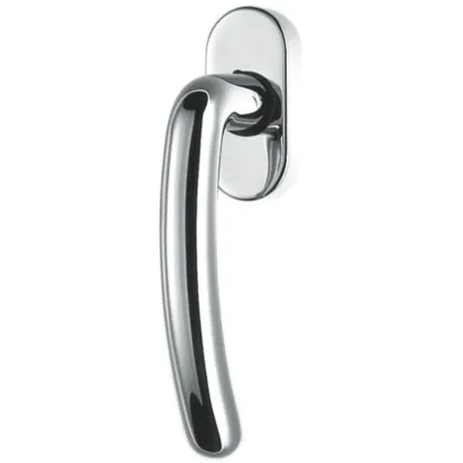 Zdjęcie Klamka do okien Star w kolorze srebrnym lub czarnym