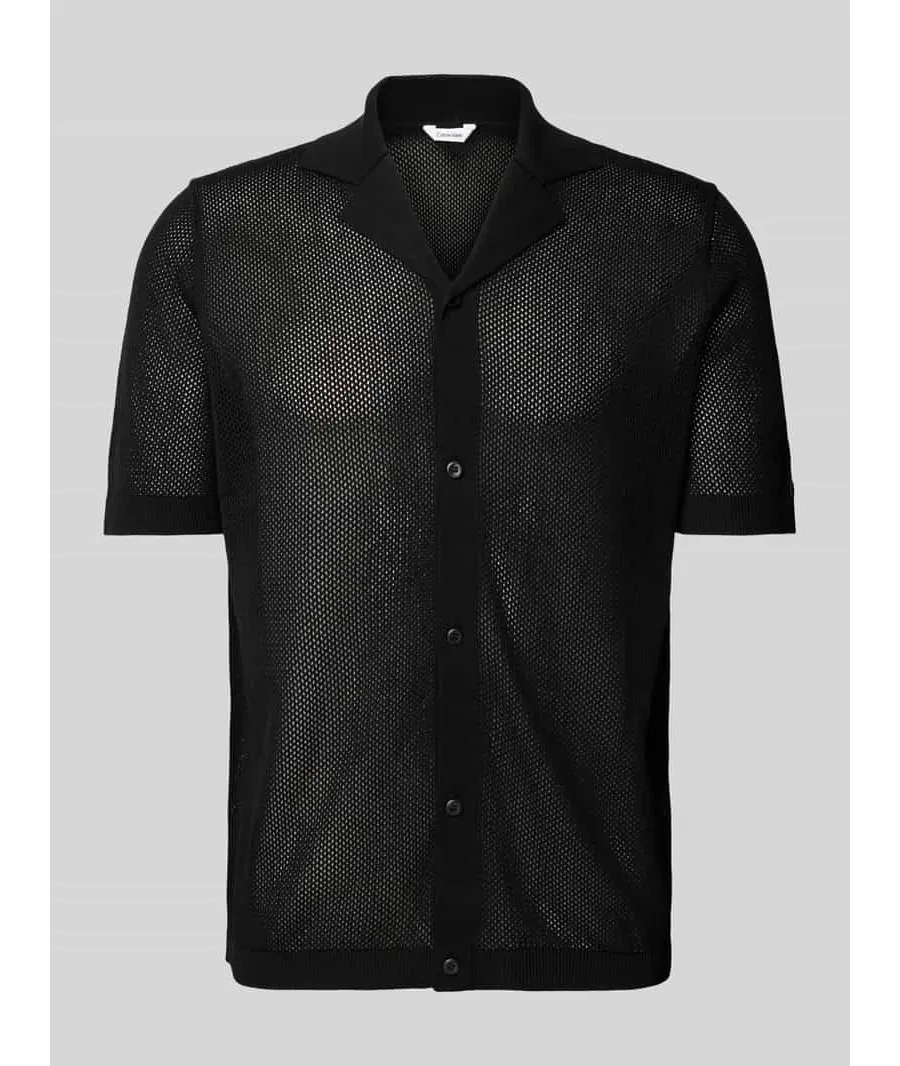 obrazek 1 Koszula casualowa o kroju regular fit z półprzezroczystego materiału