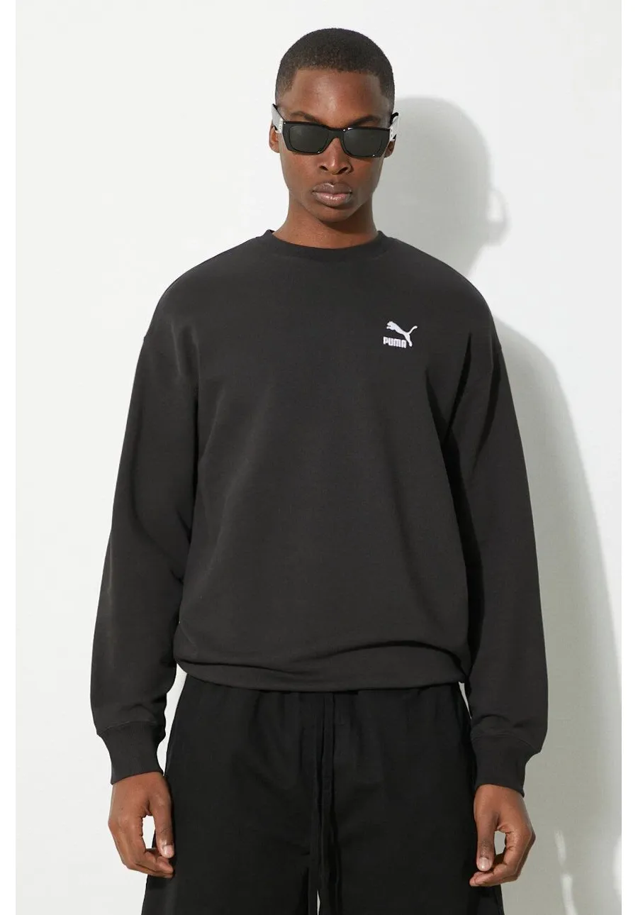 obrazek 1 Puma bluza bawełniana BETTER CLASSICS męska kolor czarny gładka 624244
