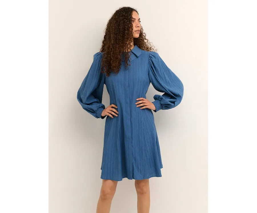 obrazek 1 Karen by Simonsen Sukienka koszulowa FrostyKB 10104237 Niebieski A-Line Fit