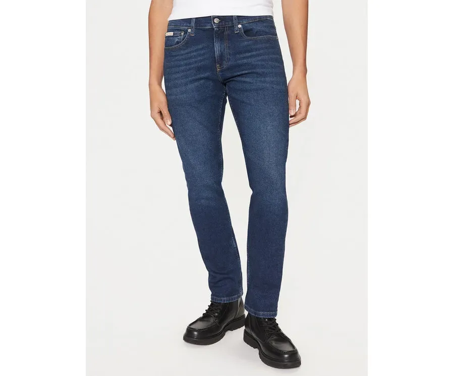 obrazek 1 Calvin Klein Jeans Jeansy J30J326530 Granatowy Slim Fit