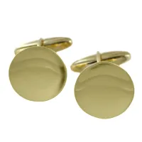 Zdjęcie Eleganckie spinki do mankietów z żółtego złota