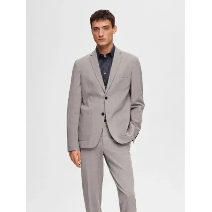 Zdjęcie Selected Homme Marynarka Delon 16092484 Szary Slim Fit