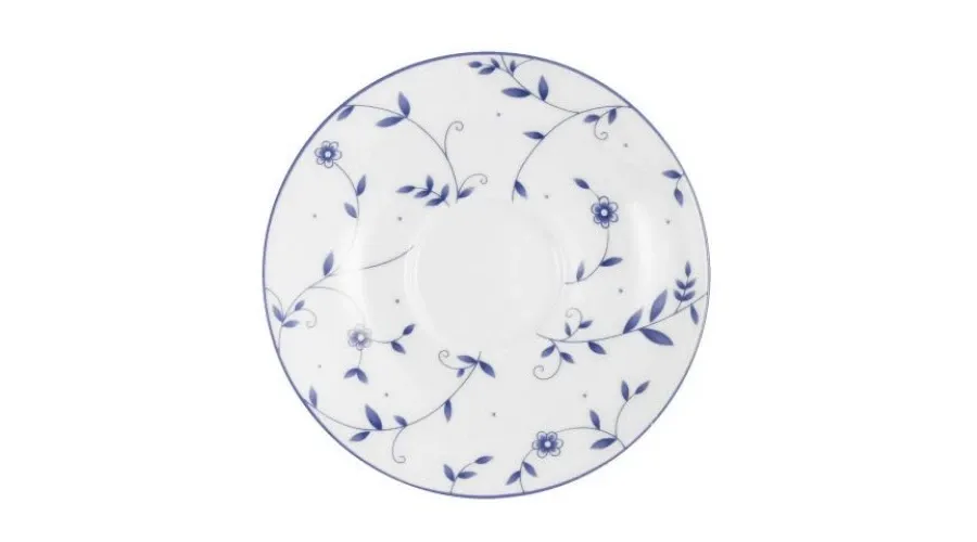 obrazek 1 Stylowy porcelanowy spodek zdobiony ozdobnym kwiatowym motywem w stylu klasycznym – Tettau