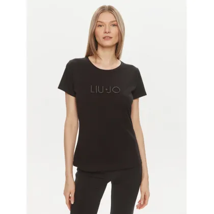 Zdjęcie Liu Jo Sport T-Shirt TA4136 JS003 Czarny Regular Fit