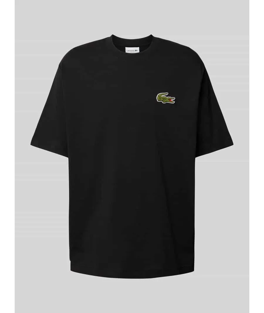 obrazek 1 T-shirt z detalem z logo