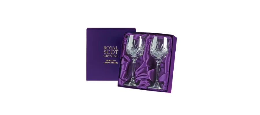 picture 1 Royal Scot Crystal Large Wine Glasses Highland 2 p.