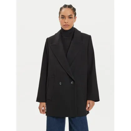 Zdjęcie IVY OAK Płaszcz wełniany Jenna IO119100 Czarny Regular Fit