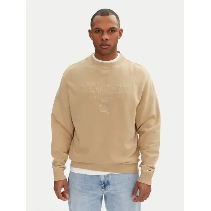 Zdjęcie Tommy Jeans Bluza Varsity DM0DM20827 Beżowy Relaxed Fit