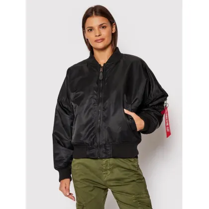 Zdjęcie Alpha Industries Kurtka bomber MA-1 128002 Czarny Regular Fit