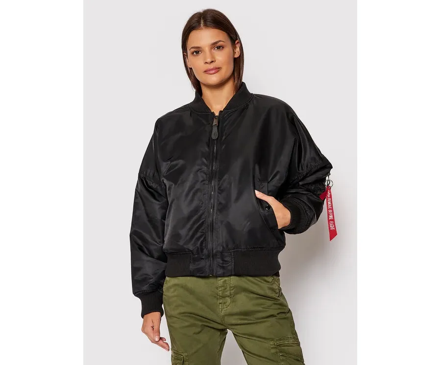 obrazek 1 Alpha Industries Kurtka bomber MA-1 128002 Czarny Regular Fit