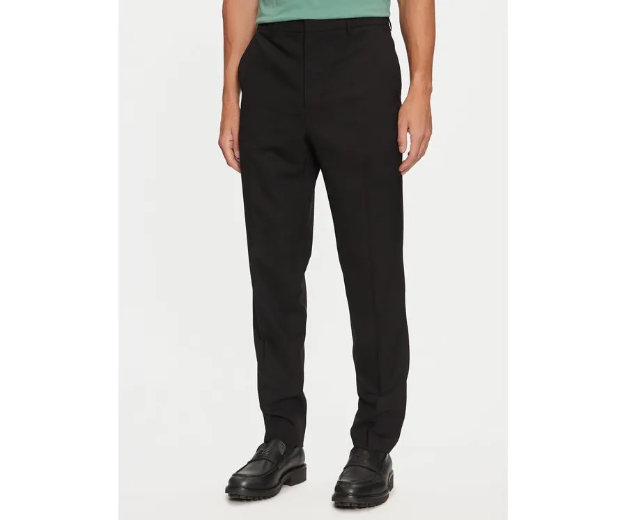 obrazek 1 AMI PARIS Spodnie materiałowe HTR013.WV0044 Czarny Regular Fit