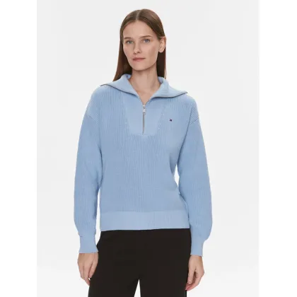 Zdjęcie Tommy Hilfiger Sweter WW0WW42420 Niebieski Regular Fit