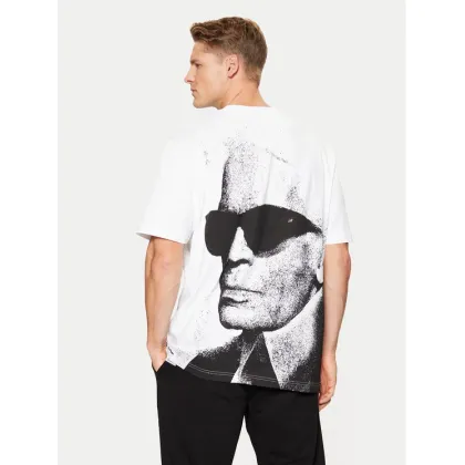 Zdjęcie Karl Lagerfeld Jeans T-Shirt A1M17113 Biały Relaxed Fit