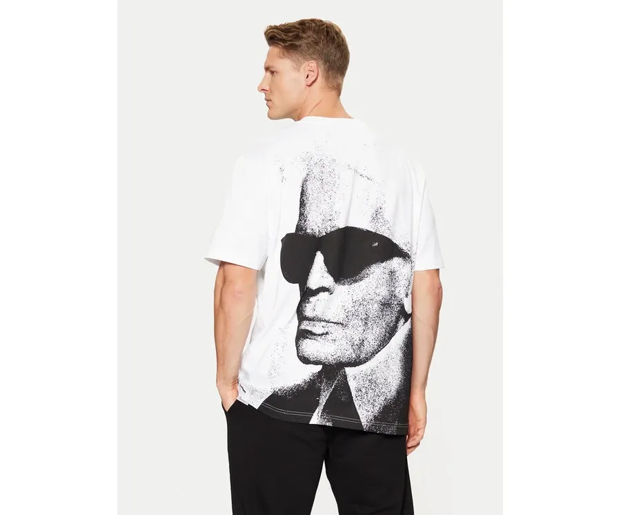 obrazek 1 Karl Lagerfeld Jeans T-Shirt A1M17113 Biały Relaxed Fit