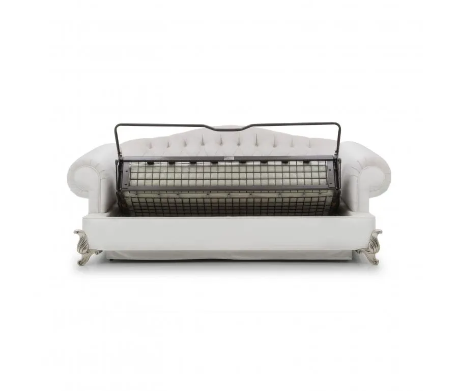 obrazek 4 Biała niezwykle elegancka sofa z funkcją spania - Sevensedie