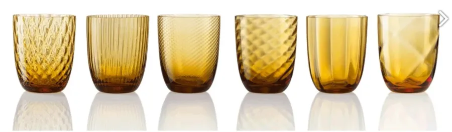 obrazek 1 Eleganckie szklanki do wody ze szkła Murano