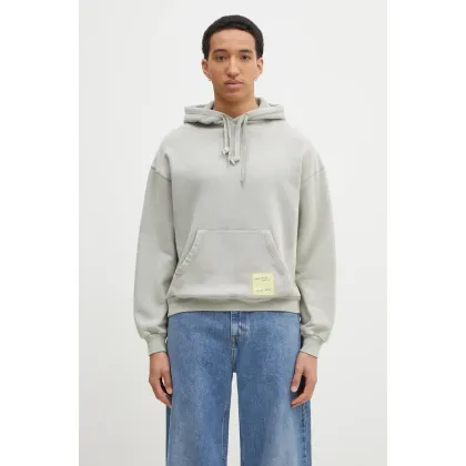 Zdjęcie Axel Arigato bluza bawełniana Patch Washed Hoodie męska kolor zielony z kapturem gładka A2993002