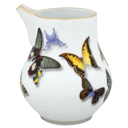 Picture Stylish porcelain milk jug with a butterfly motif - Vista Alegre