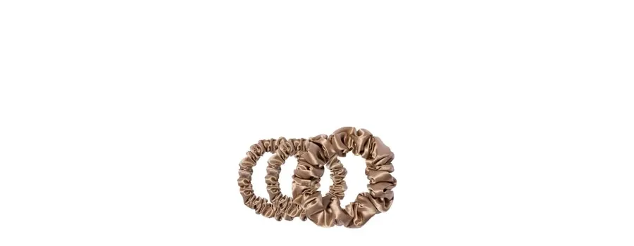obrazek 1 Slip Pure Silk Back To Basics Assorted Scrunchies Light Brown Gumka do włosów 3 szt.