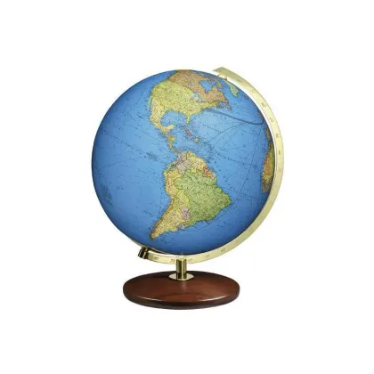 Picture Crystal globe on the desk