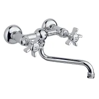 Zdjęcie Bateria zlewozmywakowa ścienna z ceramiczną głowicą - Officina Nicolazzi