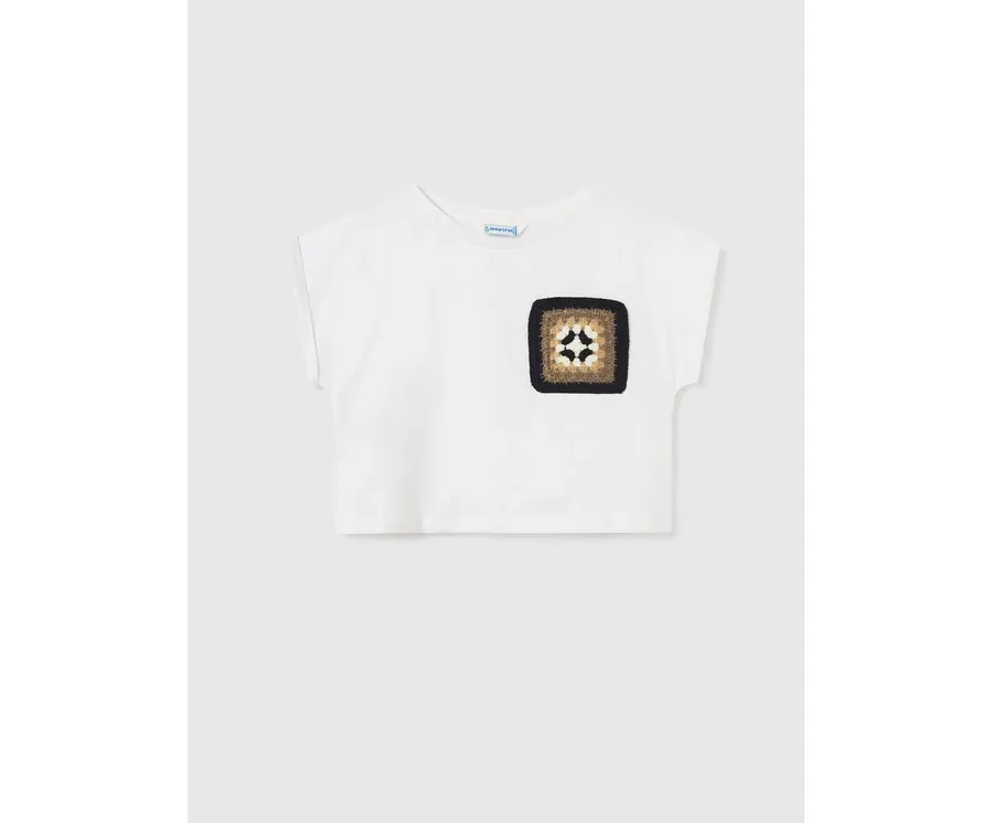 obrazek 1 Mayoral T-Shirt 6047 Écru
