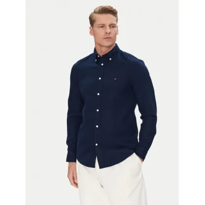 Zdjęcie Tommy Hilfiger Koszula MW0MW38556 Granatowy Slim Fit