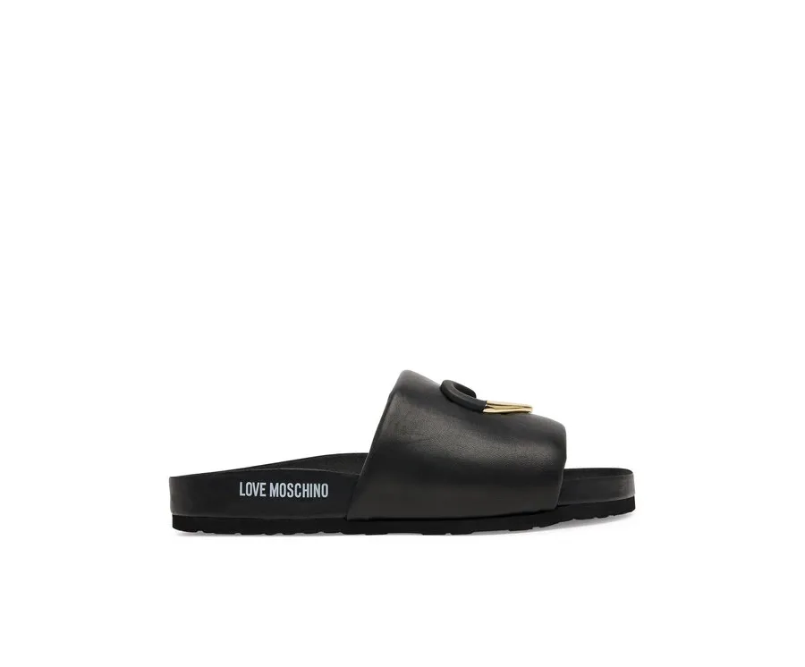 obrazek 1 LOVE MOSCHINO Klapki JA28283G1MIE0000 Czarny