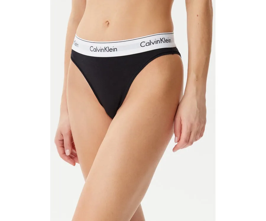 obrazek 1 Calvin Klein Underwear Figi klasyczne z wysokim stanem LV00QF8319 Czarny