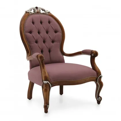 Zdjęcie Luksusowy pikowany fotel w klasycznym stylu - Sevensedie