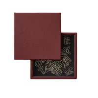 Picture Burgundy container for office items
