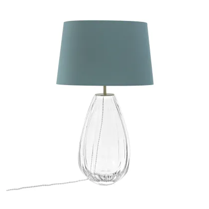 Zdjęcie Lampa stołowa z kryształową podstawą stanowiąca idealną syntezę między klasyką a współczesnością – Vista Alegre