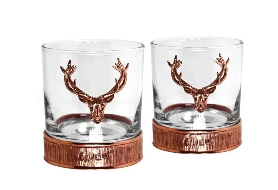 obrazek 1 Wyjątkowy zestaw dwóch szklanek do whisky dla miłośników polowań