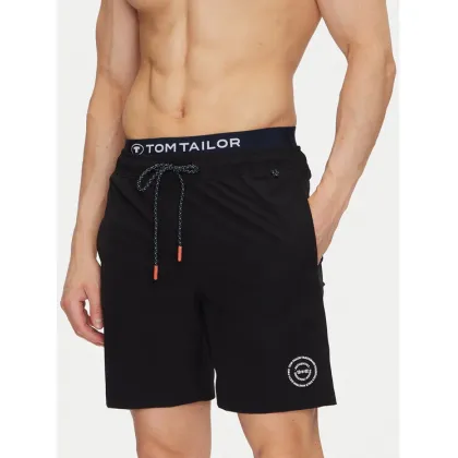 Zdjęcie Tom Tailor Szorty kąpielowe 1045606 Czarny Regular Fit