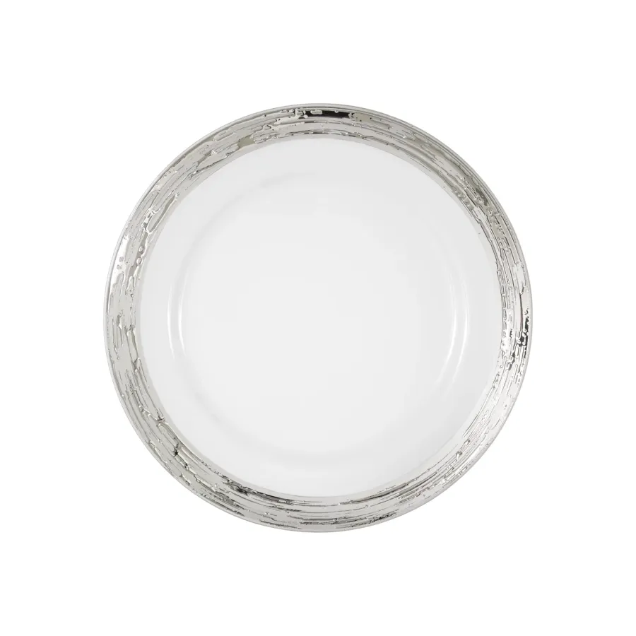 obrazek 1 Elegancki porcelanowy talerz obiadowy 27 cm - Porcel